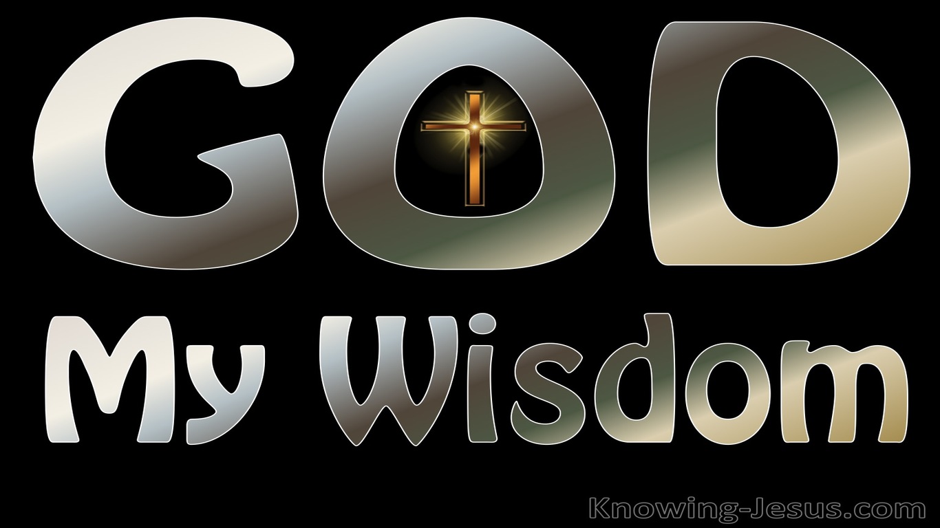 God, My Wisdom (devotional)03-11 (silver)